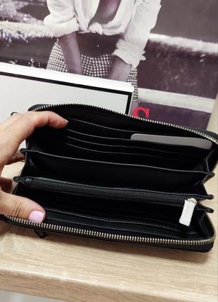Шикарний чорний кошелек гаманець guess оригинал оригiнал3 фото