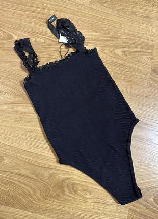 Боди в рубчик zara