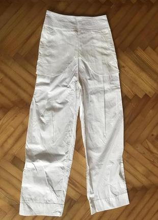 Sportmax (max mara) роскошные белые дизайнерские брюки высокая посадка! р-34/363 фото