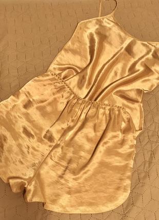 Комплект набор пижама 4 майка шорты блузка брюки ночная ножинка angelica4 фото