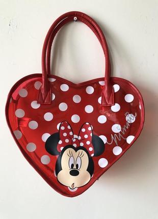 Сумка сумочка сердце десней минные маус disney minnie mouse