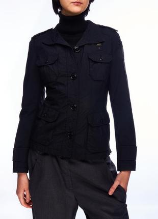 Blauer, пиджак черный, нейлоновый, женский s4 фото