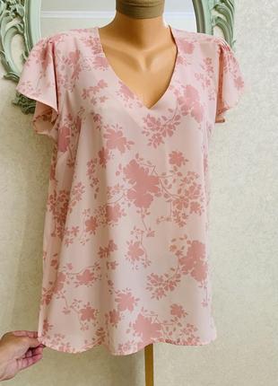 Легкая летняя блуза с цветочным принтом!!!7 фото