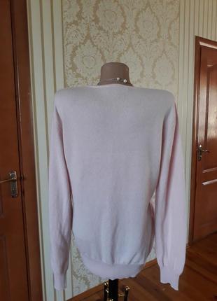 Пуловер ніжна мягусенькая не колится шерсть мереноса +кашемір джемпер светр, кофта3 фото