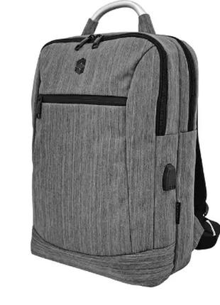 Рюкзак для ноутбука с usb-портом для зарядки, школьная сумка большой емкости для студента колледжа полиэсте5 фото