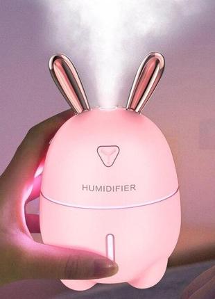 Зволожувач повітря і нічник 2в1 humidifiers rabbit кролик зайчик5 фото