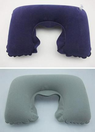 Travel blue подушка для подорожей надувна neck pillow