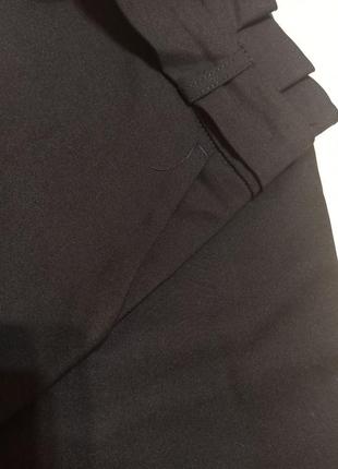 Юбка-миди юбка миди с присобраной талией с поясом в сборку классическая чёрная юбочка на девочку 105 фото