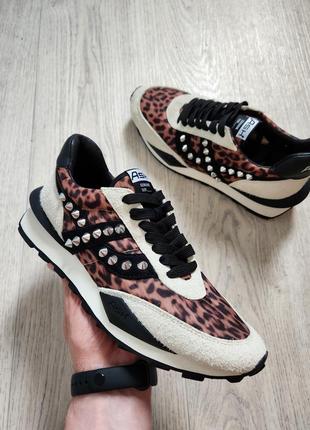 Ash spider 168 studs beige leopard eco trainers

кроссовки