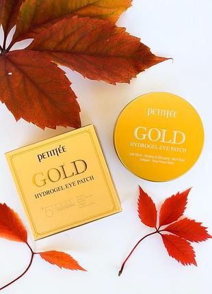 Гідрогелеві патчі під очі з золотим комплексом petitfee gold hydrogel eye patch