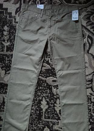 Брендовые фирменные легкие летние демисезонные хлопковые джинсы levi's 511,оригинал,новые с бирками,размер 34/32.2 фото