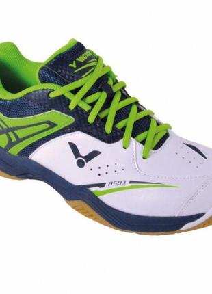 Кроссовки женские для сквоша victor a501 indoor white/green unisex - 36 a501-36