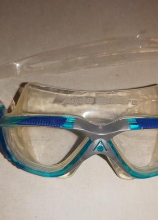 Очки для плавания aqua sphere vista с футляром для хранения.2 фото