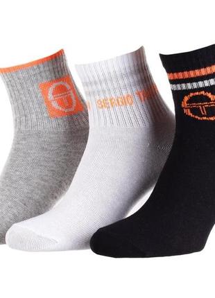Носки sergio tacchini 3-pack 38-41 black/pink 13840444-2