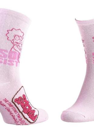 Носки the simpsons lisa soul sister 1-pack 35-41 light pink 13057681-6