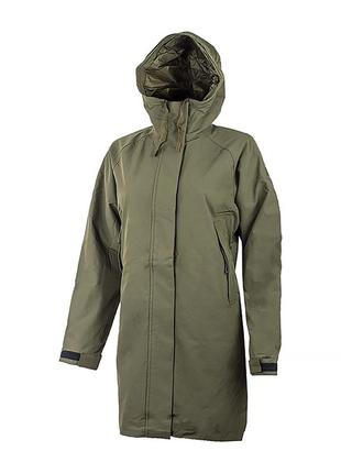 Женская куртка helly hansen w mono material ins rain coat хаки l (53652-431 l)