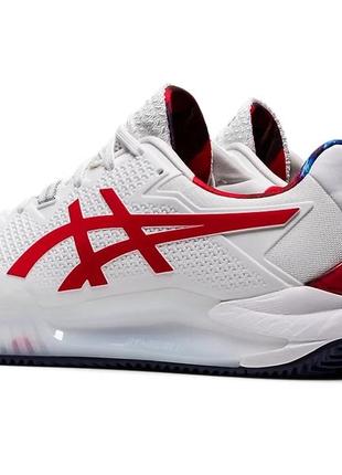 Кроссовки мужские  asics gel-resolution 8 l e white (46,5) 12 1041a293-110-46,53 фото