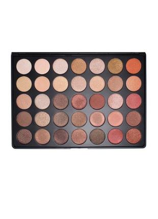 Палетка тіней morphe 35os (35 color shimmer nature glow eyeshadow palette)