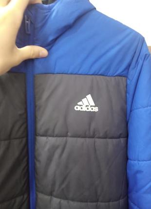 Мужская зимняя утеплённая спортивная куртка adidas yk padded. размер: l.9 фото
