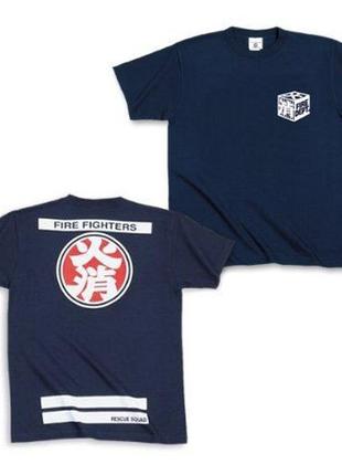Hikeshi spirit брендовая футболка, логотип пожарных (m)1 фото