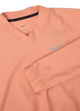 Жіноча вітровка nike w nk swoosh run jacket персиковий l (dm7775-824 l)3 фото