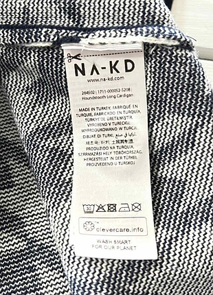 Оверсайз кардиган в ломаную клетку na-kd, размер м/l/xl4 фото