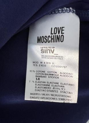 Футболка love moschino оригинал5 фото