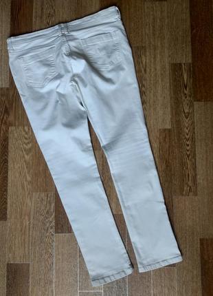Стильные белые джинсы скинни3 фото