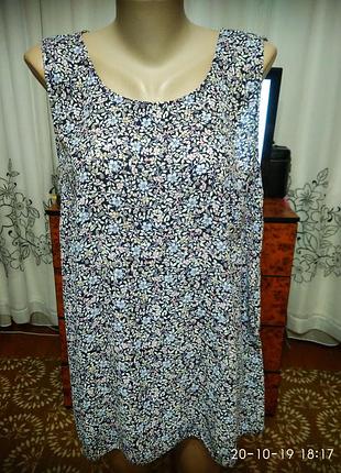 Блузка в квітковий принт 18 р