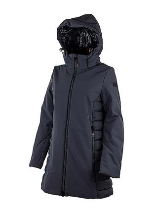Жіноча куртка cmp parka zip hood сірий s (32k1526-u423 s)