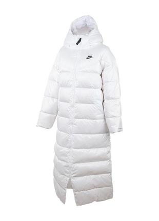 Женская куртка nike w nsw tf city hd parka белый xl (dh4081-100 xl)