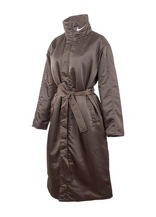 Женская куртка nike w nsw syn parka trend коричневый m (dx1799-237 m)