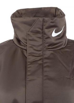 Женская куртка nike w nsw syn parka trend коричневый m (dx1799-237 m)3 фото