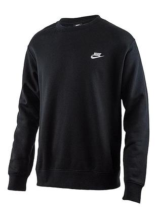 Чоловіча толстовка nike m nsw club crw bb чорний 2xl (bv2662-010 2xl)