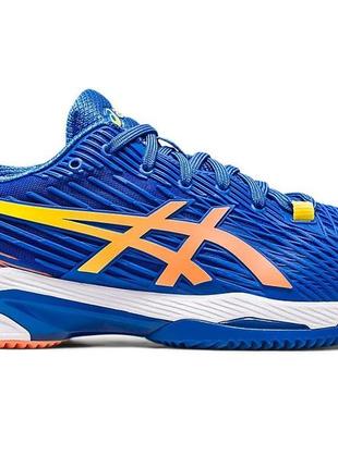 Кросівки чоловік. asics solution speed ff 2 clay blue/orange (45) 11 1041a390-960 45