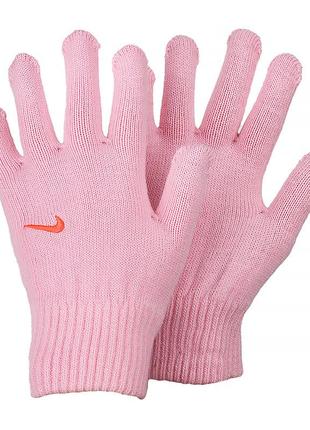 Детские перчатки nike y knit swoosh tg 2.0 розовый l/xl (n.100.0667.634.lx)