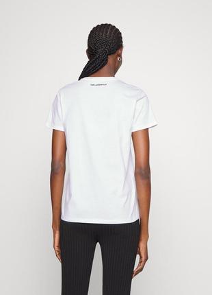 Футболка karl lagerfeld размер xs, s, m, l, xl оригинал3 фото