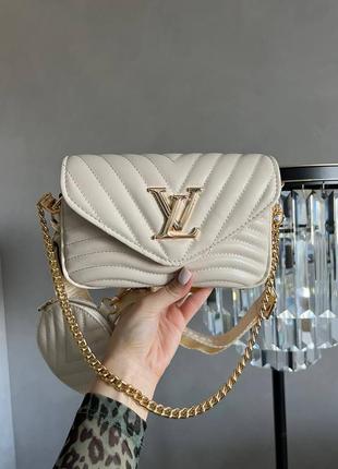 Сумочка жіноча louis vuitton wave mini beige