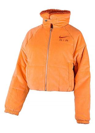 Жіноча куртка nike w nsw air tf cord wntr jkt жовтогарячий xs (dq6930-871)