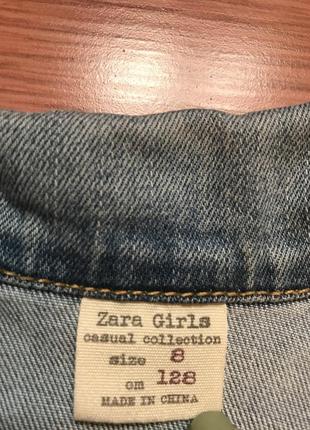 Джинсовці zara 8 років4 фото