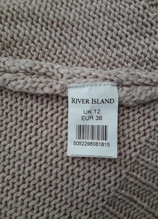 В'язаний кардиган накидка від river island. розмір 44.5 фото