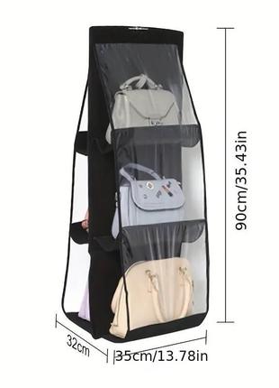 Органайзер для хранения сумок обуви головных уборов шарфов вешалка плечики вішалка...