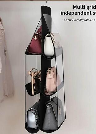 Органайзер для хранения сумок обуви головных уборов шарфов вешалка плечики вішалка...