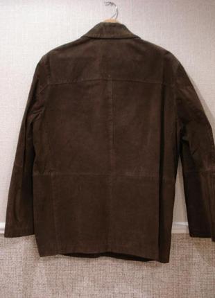 Кожаная замшевая куртка