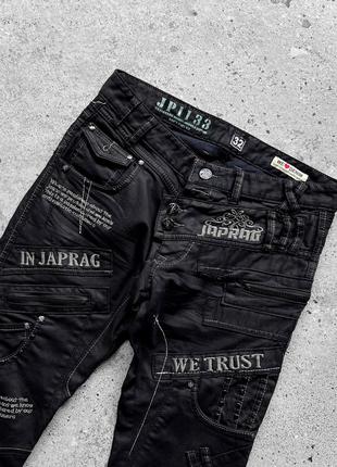 Japrag 1133 men’s japanese designer rare black pants штани5 фото