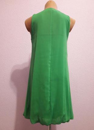 Шикарное нежное шифоновое платье туника4 фото