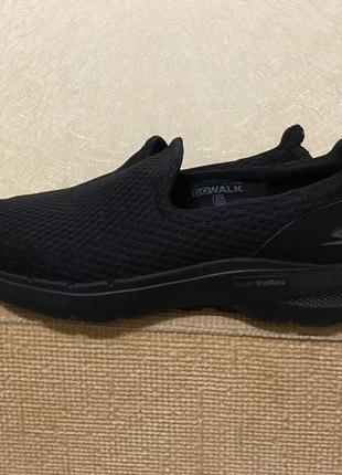Качественные текстильные весенне - летние мокасины, слепоты skechers 46 роз