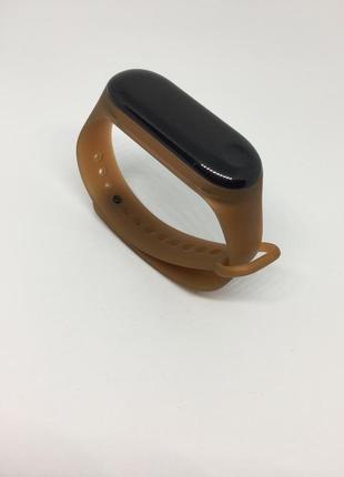 Ремешок mi band 3 mi band 4 mijobs коричневый прозрачный