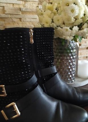 Кожаные полуботинки mohito 37 р в отличном состоянии