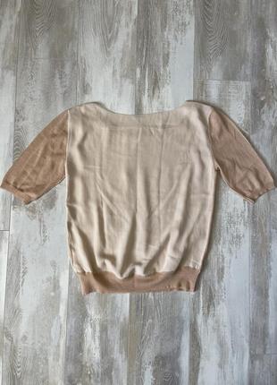 Нежнейшая блуза футболка кашемира и шелка  бренда liis japan2 фото